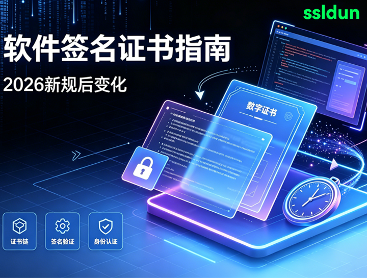 软件签名证书指南:2026新规后变化
